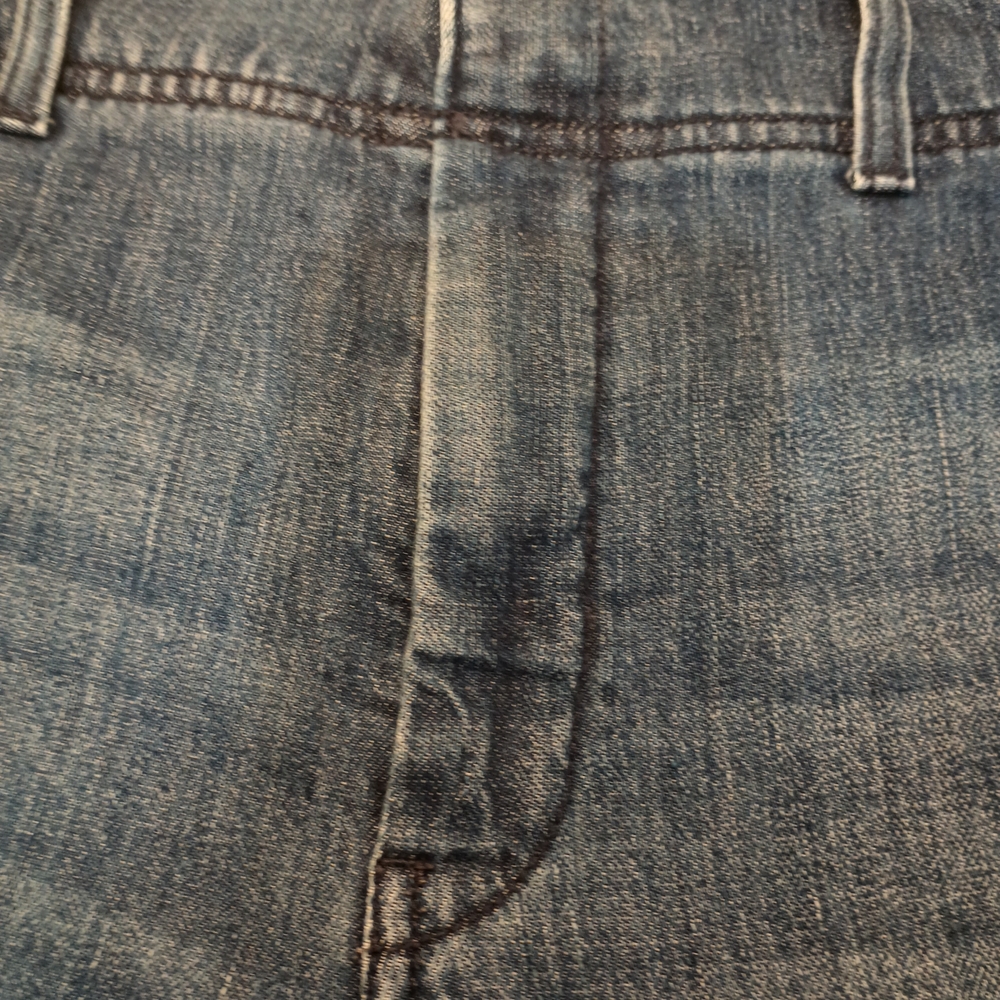 Pilcro Wide Leg Flared Jeans in Medium Blue Wash Size 30 - Picture 9 of 10